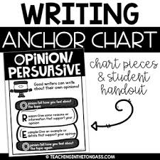 Oreo Writing Poster Opinion Writing Anchor Chart