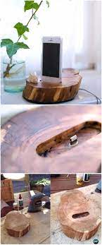 Diy Wood Log Iphone Docker Instructions Raw Wood Logs And Stumps Diy Ideas Projects Logwoodp Cedar Wood Projects Wood Art Projects Easy Woodworking Projects