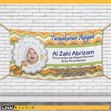 36 desain banner aqiqah anak gif blog garuda. Backdrop Background Banner Spanduk Tasyakuran Aqiqah 013 Shopee Indonesia