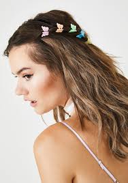 I will leave the flower tutorial for another day. Fly Me Away Butterfly Hair Clips Clip Hairstyles Hair Styles Aesthetic Hair