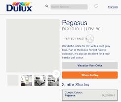 Dulux Paint Pegasus Dlx1010 1 Perfect Palette Interior Wall Colors Dulux
