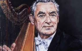 Renowned harpist Elinor signs off in style