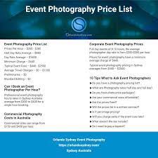 What Is The Event Photography Rates Trend For 2021 Photography Pricing Pricing Guide Photography Photography Rates