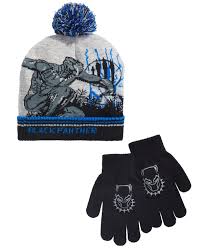 Pin By Coreishajashaywaters On Clothes Black Panther Hat Gloves Set Kids Accessories