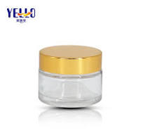 30g 50g Empty Round Screw Lid Cream Jar 50 Ml Glass Cosmetic ...