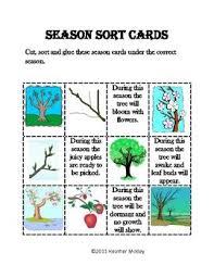 Science Plants Change With The Seasons Sort Activity Sorting Activities Plant Science Seasons