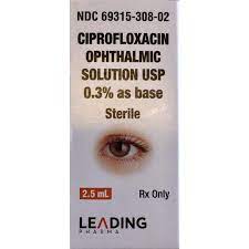 Ciprofloxacin Ophthalmic Solution 0 3