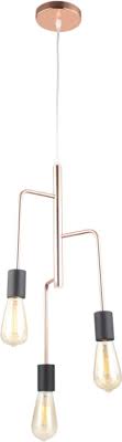 chericoni retro hanglamp koper zwart 3 lichts hanglamp licht industriele hanglampen