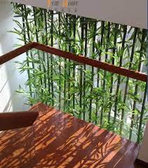 Artificial Bamboo Green Bamboo Artificial Tree Fake Tree Balcony Partition Screen Home Decoration Inother Bamboo Landscape Bamboo Garden Vertical Garden Design