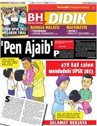 On 19 june, berita harian and berita minggu were incorporated under a subsidiary, berita harian the first issue of didik, a weekly education tabloid, was published on 19 december with the cover. Bh Mon 09 2013 Didik 09001 A All Klik