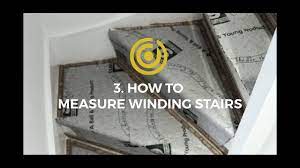 Designer Carpet Measuring Videos 3 How To Measure Winding Stairs Youtube Carpet Stairs Winding Stair Carpet Design