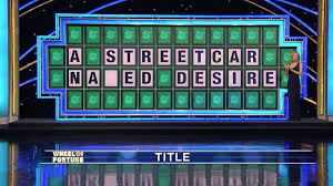Maybe you would like to learn more about one of these? Wheel Of Fortune Contestant Flubs Streetcar Named Desire Puzzle With Racy Mistake Abc News