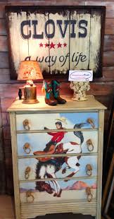 Love This Cowboy Dresser Custom Painted Furniture Painted Furniture Rustic Furniture Diy