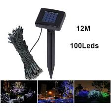 Lampu dinding 4 led tenaga surya. Jual Lampu Tenaga Surya Solar 100 Led Utk Taman Dan Pohon Pagar Rumah Tempatniaga