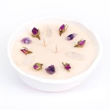 This can take up to 24 hours to completely settle so don't rush the process or the flowers or wick could get knocked out of place. Is It Legal To Decorate Candles With Crystals Dried Flowers