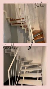 Treppen Streichen Mit Kreidefarbe Treppe Streichen Holztreppe Streichen Holztreppe