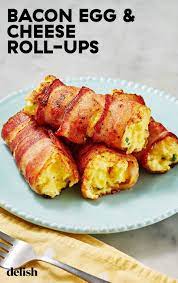 Bacon Egg Cheese Roll Ups Are Breakfast Perfection Recipe Breakfast Recipes Easy Keto Recipes Dinner Bacon Egg And Cheese