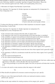 What is the postcode of your current address? Factors Influencing Organic Food Purchase In India Expert Survey Insights Emerald Insight