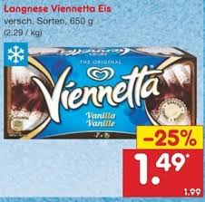 Es ist wieder so weit. Langnese Viennetta Eis 650g Angebot Bei Netto Marken Discount