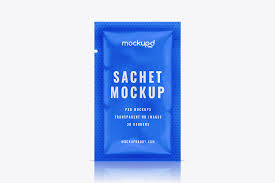 Download Sachet Mockup 4 Sizes Mockup Daddy