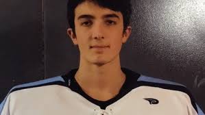 Medford's Michael Corso gets ready to play college hockey