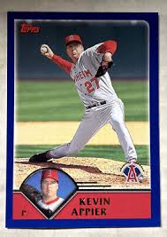 2003 Topps Kevin Appier Baseball Card #41 Angels Pitcher Mid-Grade EX | eBay