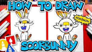 They also happen to be the three. How To Draw Scorbunny Pokemon From Sword And Shield Youtube