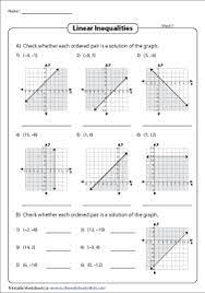 Ok, now you're an expert at graphing lines like. Graphing Linear Inequalities Worksheets