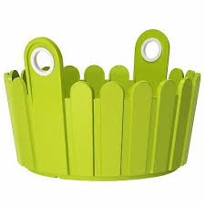 For raising seedlings until they are ready for transplanting. Emsa Landhaus Round Planter Plant Pot 30cm Diameter Green 515028 New Ebay