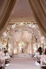 32 Pictures Of The Best Indoor Wedding Venues Wedding Decor Elegant White Wedding Decorations Indoor Wedding Ceremonies