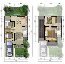 Gambar rumah minimalis 2 lantai lebar 4 meter desain rumah minimalis via kompasdesainrumah.blogspot.com. Lingkar Warna 11 Denah Rumah Minimalis Ukuran 7x15 Meter 3 Kamar Tidur 2 Lantai Tampak Depan