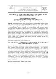 Sma negeri 2 trenggalek), jurnal 3 p. Https Jurnal Stkipbjm Ac Id Index Php Pgsd Article Download 765 361