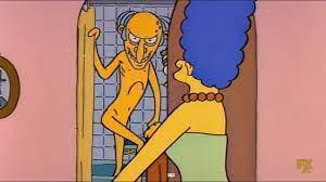 The Simpsons - Mr.Burns nude! - YouTube
