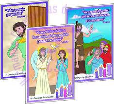 Laminas De Adviento Y Navidad Coleccion De 10 Laminas A Color Con Ilustra Ciones Sobre El Tema De Los C Bautismo Del Senor Adviento Y Navidad Tiempo De Navidad