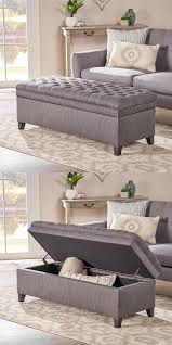 43 Storage Ottomans To Declutter And Organize Your Home Living Room Sofa Design Ottoman In Living Room Ottoman Decor