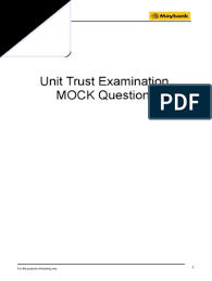 Ptb unit trust berhad branches with swift codes in malaysia (my). Unit Trust Examination Mock Questions Investment Fund Investing