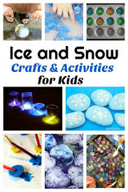 Ice And Snow Crafts And Activities For Kids Snow Crafts Winter Activities Preschool Snow Activities