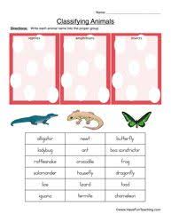 Invertebrates are animals that do not have a spine, or backbone. Classifying Animals Worksheet Reptiles Amphibians Or Insects Classifying Animals Animal Worksheets Amphibians