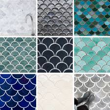 Blue navy vector polygonal geometric pattern background made of trianle shapes. Tile Best Sources For Fish Scale Fan Scallop Design Apartment Therapy