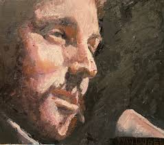 Painting Painting Bruce Springsteen Painting by London Artist