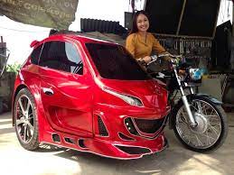 Kotsikol Tricycle Motorcycle Trike Motorcycle Sidecar