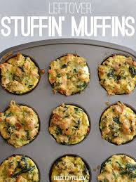 I love to smother this dressing in good old canned cranberry sauce. Leftover Stuffin Muffins Budget Bytes