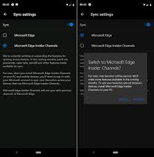 Microsoft edge, now available on ios and android, gives you one continuous browsing experience from your mobile device to your windows 10 pc. Microsoft Edge Beta For Android Updated With Ability To Sync Favorites With The New Edge On Pc Windows Central