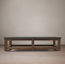 Helpful coffee table information > Reclaimed Wood Zinc Strap Coffee Table Coffee Table Restoration Hardware Coffee Table Reclaimed Wood Coffee Table