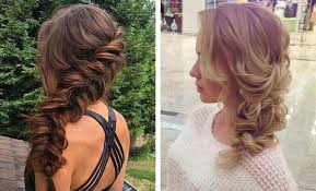 Prom hair by luxy hair. 21 Pretty Side Swept Hairstyles For Prom Stayglam