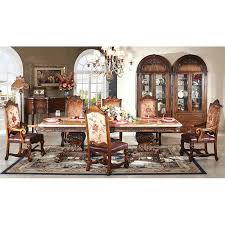 Wall paper on back wall holds dinning area together. Classic New Customized Luxury Classic Dining Room Furniture Dining Room Sets Aliexpress