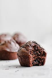 Vegan Double Chocolate Banana Muffins Rezept Vegane Muffins Vegane Desserts Und Rezepte