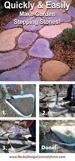 Rocka Design Custom Stone Maker Diy Custom Stepping Stone Maker Garden Stepping Stones Stepping Stones Diy Stepping Stones