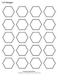 With both sheets, ensure that your printer is set to print at 100% and check your scale before you cut ! Blank Hexagon Templates Printable Hexagon Shape Pdfs Shape Templates Hexagon English Paper Piecing Quilts