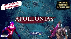 Find the portals with the console in front. Apollonias Zombie Survival Spazy64 Fortnite Creative Map Code
